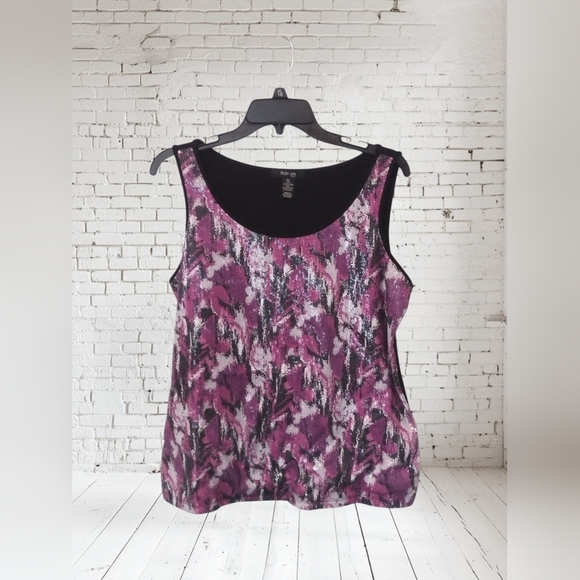 Style & Co. Tops - Style & Co. Women's Purple Sequin Sleeveless Top